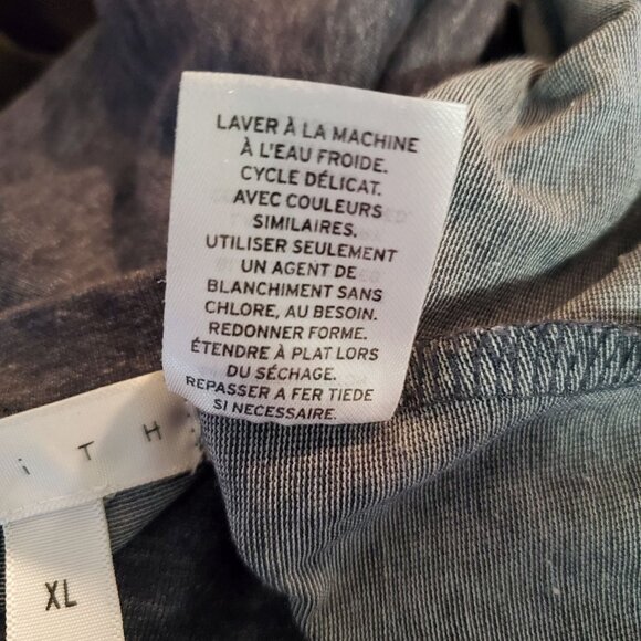 Leith Ruched Heather Gray Sleeveless Tank Bodycon Mini Dress Sz XL - Picture 12 of 12